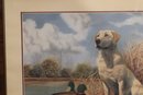 Framed 'Yellow Lab' By Andrew Chapman (V-47)
