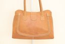 Tod's Tan Leather Buckle Satchel Handbag Purse (AH-3)