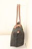 Longchamp Classic Black & Tan  Handbag (AH-7)