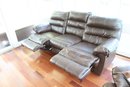 Brown Recliner Couch Sofa