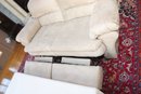Nice MicroSuede Recliner Loveseat Couch (R-17)