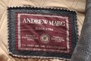 Andrew Marc Brown Leather Jacket Sz M.  (C-11)