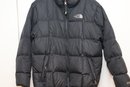 Boy's The North Face Puffer Jacket 550 Size Large Reversible (C-14)