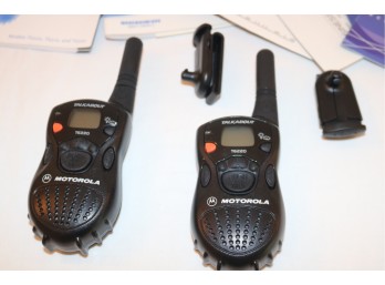 Pair Of Motorola Talkabout 2-way Radio