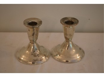 Vintage Duchin Creation Sterling Silver Candle Sticks (2)