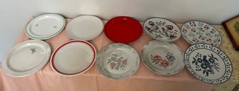 A Mixed Selection Of Dinner Plates