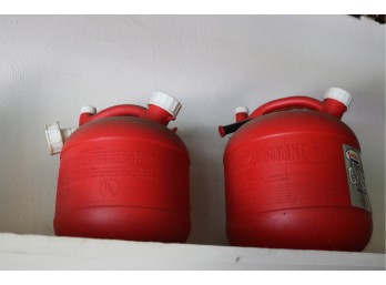 2- Eagle 2 1/2 Gallon Gas Cans