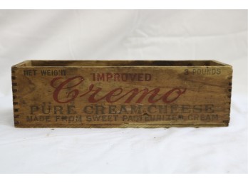 Vintage Wood Cremo Pure Cream Cheese Box