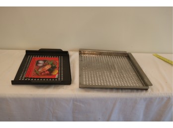 2 BBQ Grill Pans