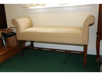 Ethan Allen Bedroom End Of Bed Upholstered Bench