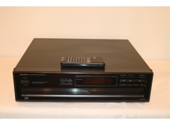 ONKYO 6 Disc CD Changer DX-C206 W/ Remote & Manual