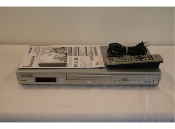 Panasonic DVD-S27 DVD Player W/ Remote And Manual.