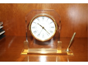 Linden Desk Clock No Pen