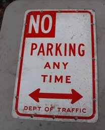 Double Sided No Parking Sign  (G-35)