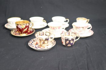 Assorted Vintage DEMITASSE Teacups And Saucers (I-14)