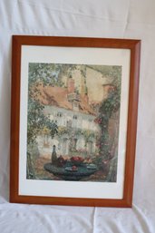 Framed Picture French Chateau