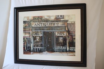 Framed Framed French Antiques Chez Le Pape Art Print