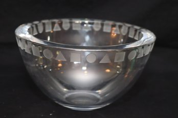 Sasaki Crystal Glass Bowl (R-79)