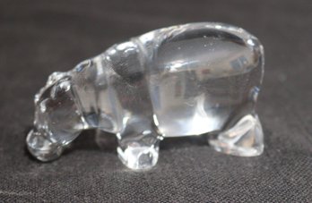 Baccarat Crystal Hippopotamus (J-67)