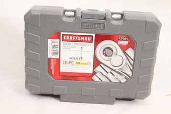 CRAFTSMAN 10-PC 6-pt SAE 3/8' Drive Socket Set 934554