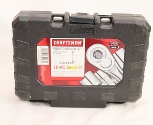 Craftsman 10 Piece 3/8' Drive - SAE Socket Wrench Set 934553. (N-24)