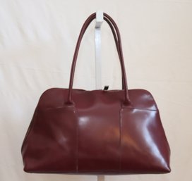 FURLA Leather Handbag Purse Shoulder Bag (A-54)