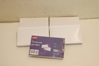 500 3X5 RULED INDEX CARDS