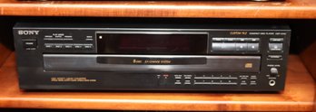 SONY CDP-C445 5 Disc Changer CD Player W/ Remote Control (-87)