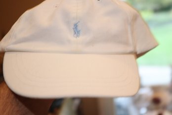 White Ralph Lauren Polo Hat