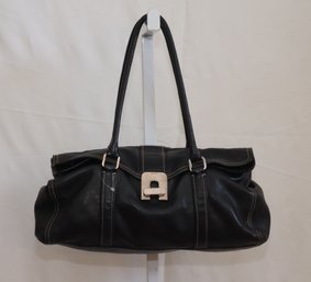 Prada Black Leather Handbag (A-58)