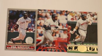 Mo Vaugn Baseball Cards Donruss, Pinnacle, Topps (Rb-7)