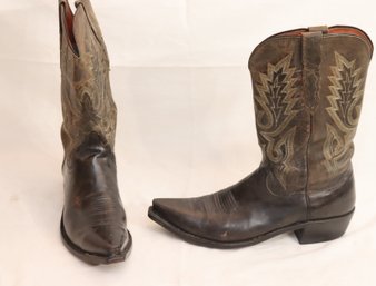 Vintage Lucchese Cowboy Boots Size 11D