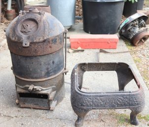 Pieces Of Cast Iron Wood Burning Stove