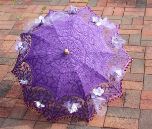 Purple Parasol Umbrella (A-57)