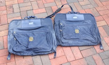 Pair Of City Of New York SBA Sergeants Benevolent Association NYPD Garment Bag Suitcases