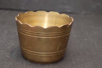 Small Vintage  Brass Bowl