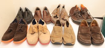 Mens Brown Shoe Lot: Birkenstock, Patagonia, Cole Hann, Eastland, Converse Sz. 12(V-8)
