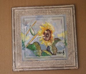 Mladen Novak Sunflower Painting