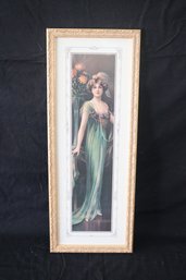 Framed Victorian Lady (B-1)