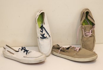 2 Pair Tretorn Canvas Sneakers Sz. 12 (V-11)