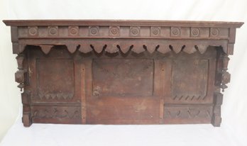 Antique Wooden Wall Shelf (B-25)