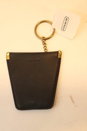 New With Tags Coach Leather Key Pouch (O-5)