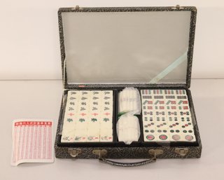 Vintage Small Tile Mahjong Set (O-30)