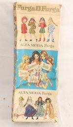 RARE Vintage 1960's Alta Moda Furga Italy Simona Doll W/ Box