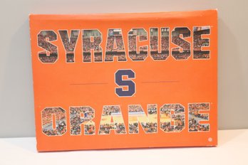 Syracuse Orange Picture On Canvas
