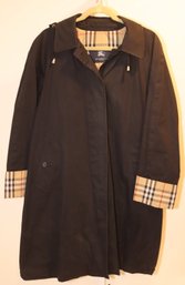 Burberry London Raincoat Hooded Jacket Size 10R