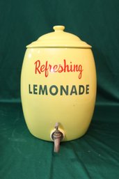 Two's Company Ceramic 2.5 Gallon Lemonade Dispenser. (O-76)