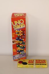 Uno Stacko And Checkers