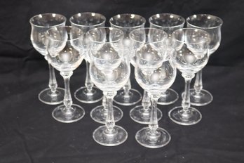 Set Of 11 Wine Glasses (B-37)