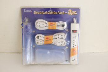 Power Strip Extension Cord Combo Pack